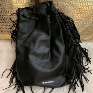BRAND NEW Victoria’s Secret Black Backpack